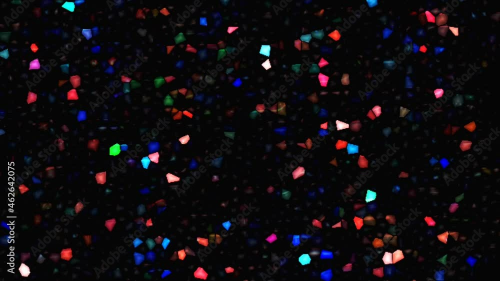 shining bright set dots wave motion, colorful, on black background shining bright set dots wave motion, colorful, on black background