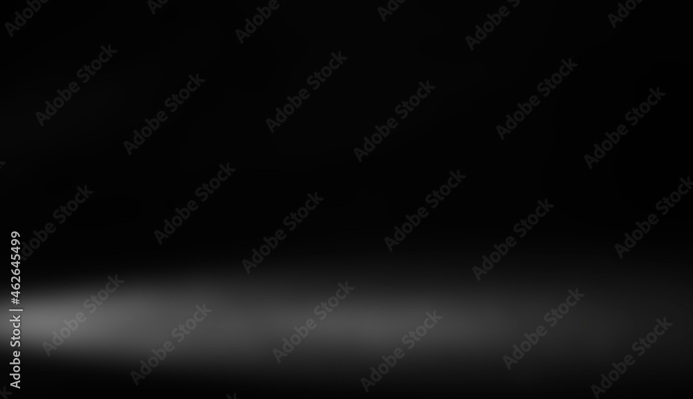 Obraz premium The background image is black and partially illuminated. for background with copy space and text area