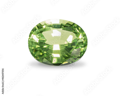 Gemstone isolated on a white background