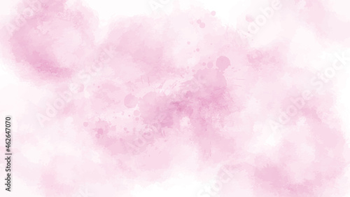 pink watercolor wet splash background digital painting