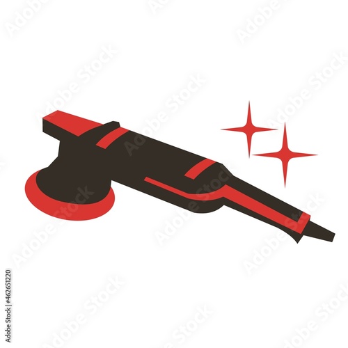 car detailing tools icon vector design