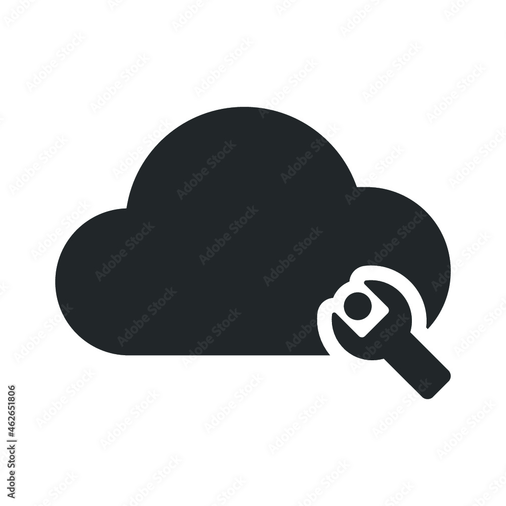 Cloud repair icon design vector Cloud repair icon design vector