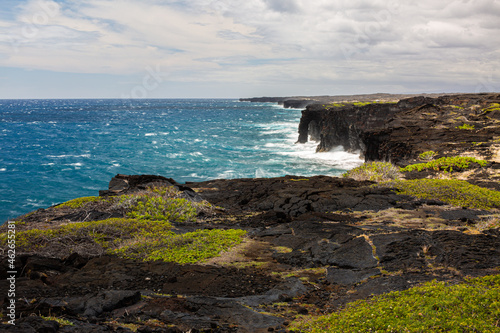 The coast of the Pacific ocean