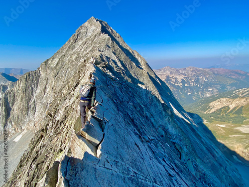 landscape with blue sky and clouds