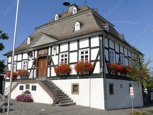 Historic town hall of Eversberg, North Rhine-Westphalia, Germany photo