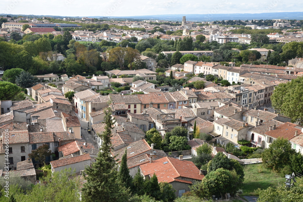 Toits de Carcassonne, France