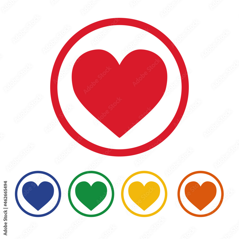 set of hearts icons love symbol colorful love and hate isolated on white background vector graphics set of hearts icons love symbol colorful love and hate isolated on white background vector graphics