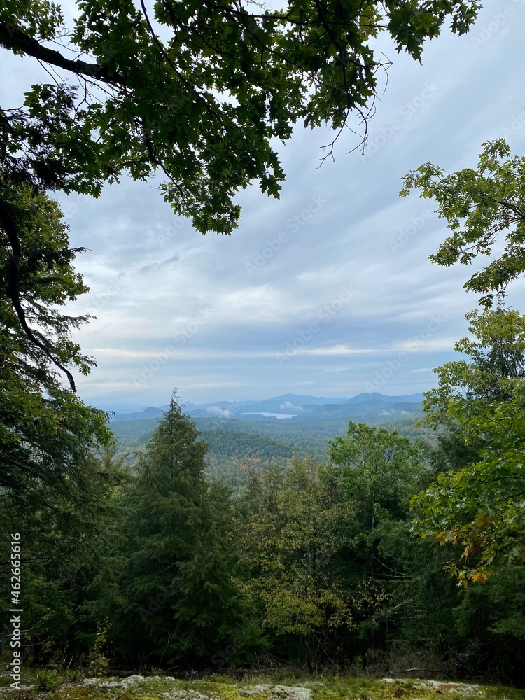 Obraz premium Fog over the mountains