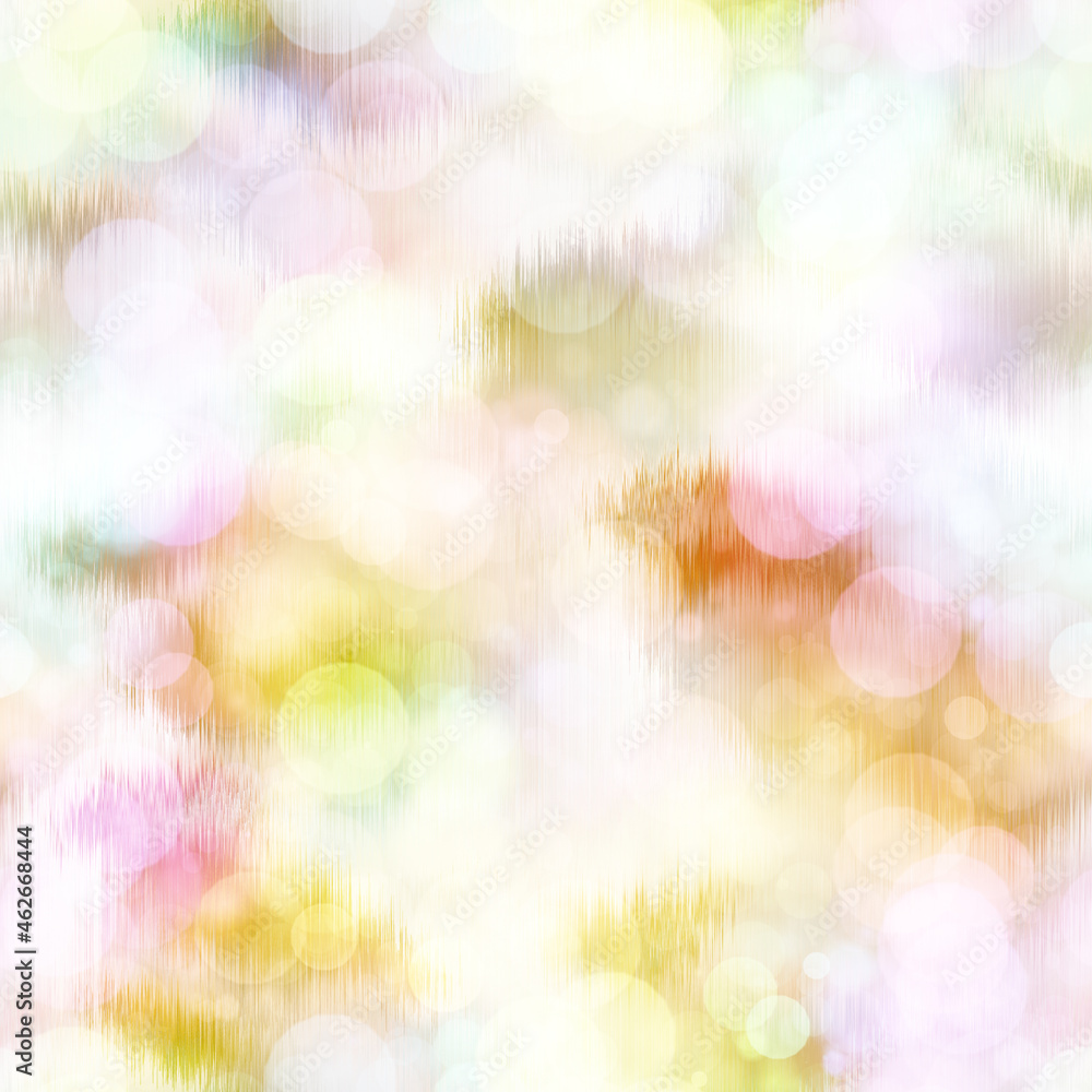 Seamless pale pastel tie dye bokeh texture. Soft tone on tone summer repeat background with washed out sun bleached ink dyed effect. Seamless pale pastel tie dye bokeh texture. Soft tone on tone summer repeat background with washed out sun bleached ink dyed effect.