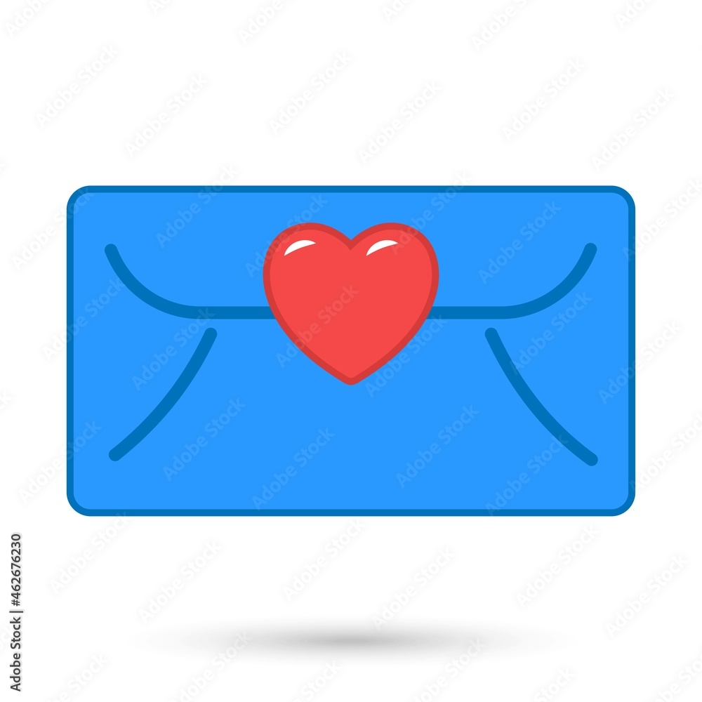 Envelope isolated object. Vector illustration. Envelope isolated object. Vector illustration.