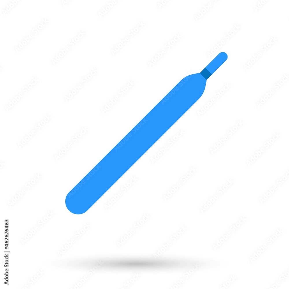 Thermometer. isolated object. Vector illustration. Thermometer. isolated object. Vector illustration.