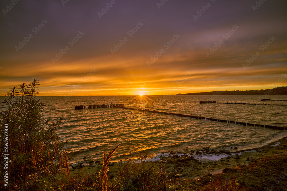 custom made wallpaper toronto digitalKamminke, Germany, breathtaking sunsets on the coast