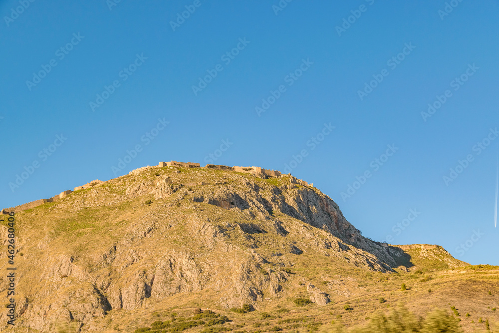 Micenas Fort, Peloponnese, Greece Micenas Fort, Peloponnese, Greece