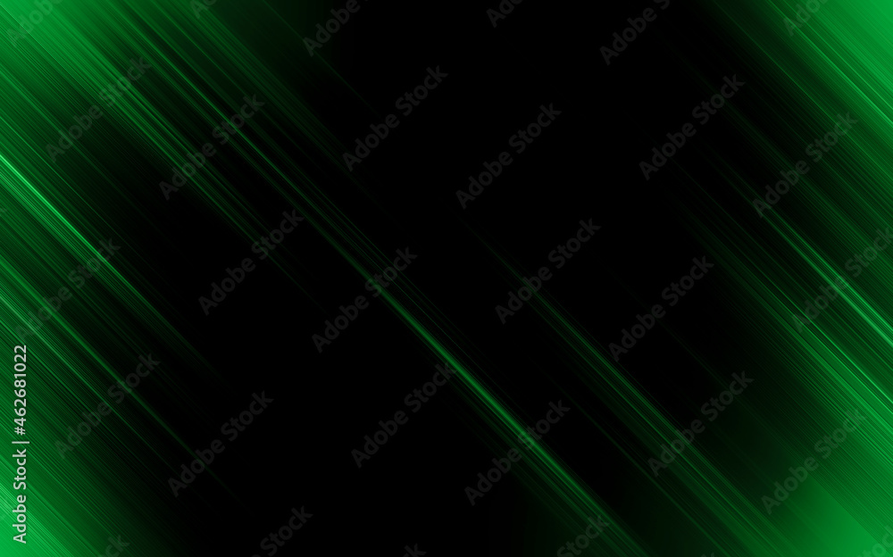 Background black and green dark are light with the gradient is the Surface with templates metal texture soft lines tech gradient abstract diagonal background silver black sleek with gray. - obrazy, fototapety, plakaty 