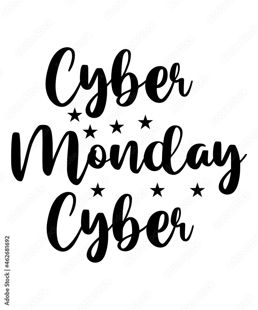 Obraz premium Cyber Monday svg bundle, Cyber Monday boss, Cyber Monday mom svg, Cyber Monday crew, Cyber Monday mission, shopaholic svg, Shopping shirt