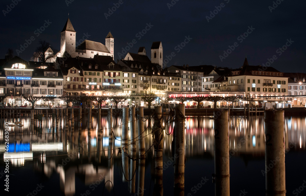Rapperswil bei Nacht
