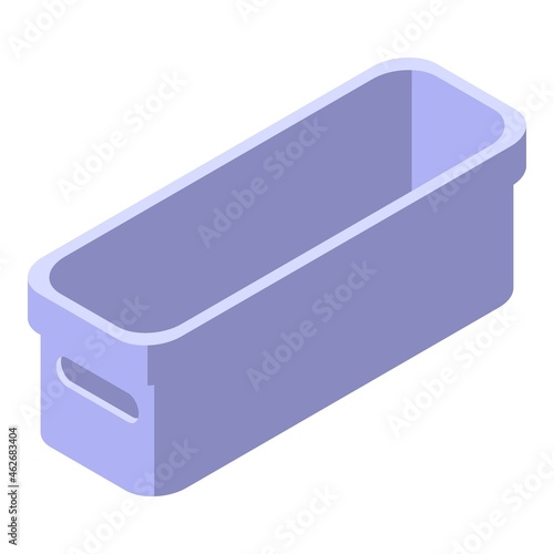 Refrigerator repair box icon isometric vector. Home repairman. Fridge appliance