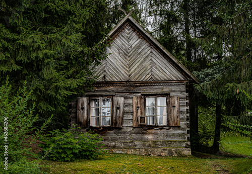 old wooden house