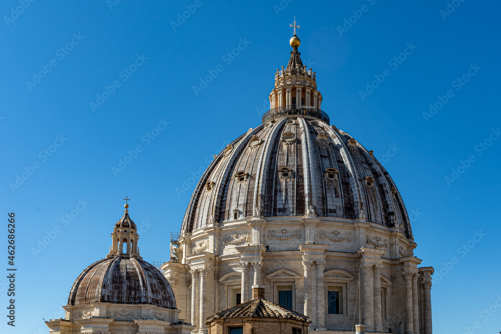 Fototapeta premium Cupula of St Peters Basilica in the Vatican City