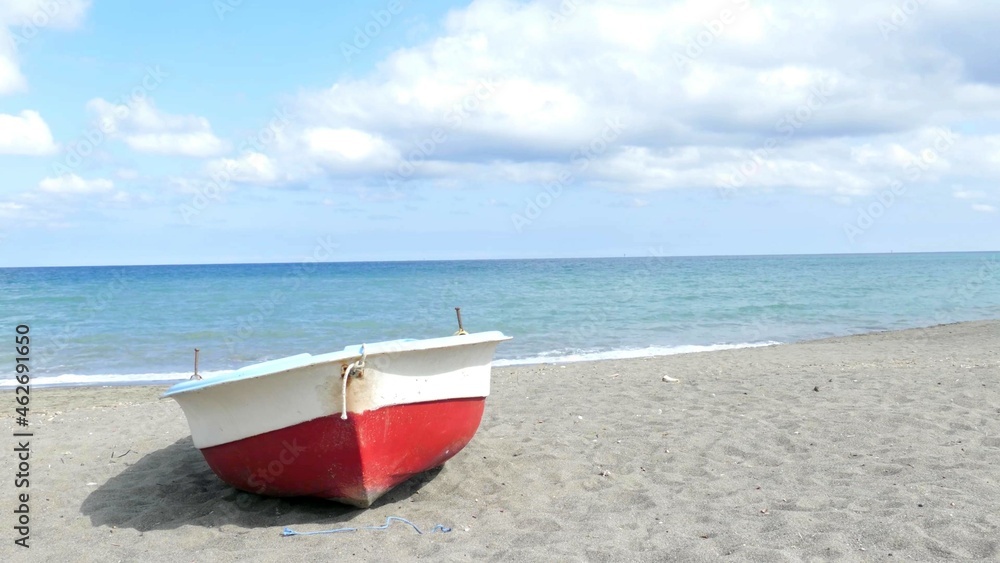 Photo of a boat on a beach