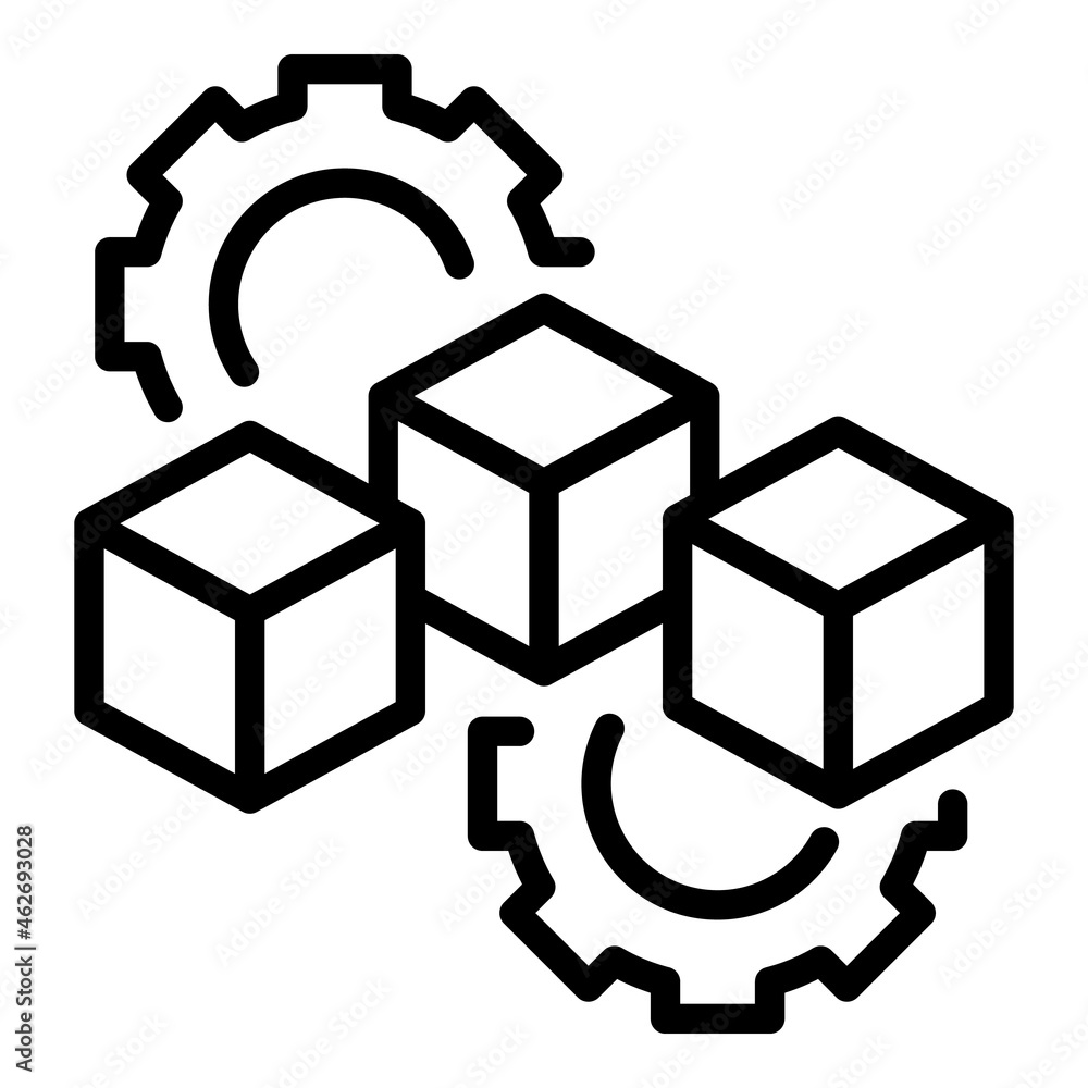 Vr gear system icon outline vector. Virtual platform. Game video Vr gear system icon outline vector. Virtual platform. Game video