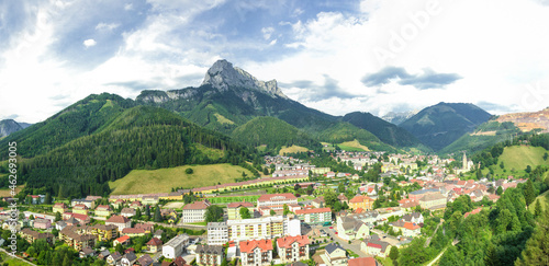 Austria, Styria, Eisenerz town photo