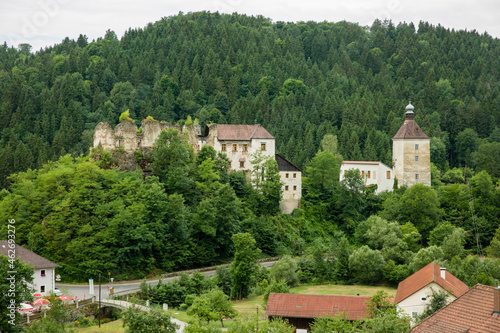Austria, Upper Austria, Muehlviertel, Pregarten, Reichenstein castle photo