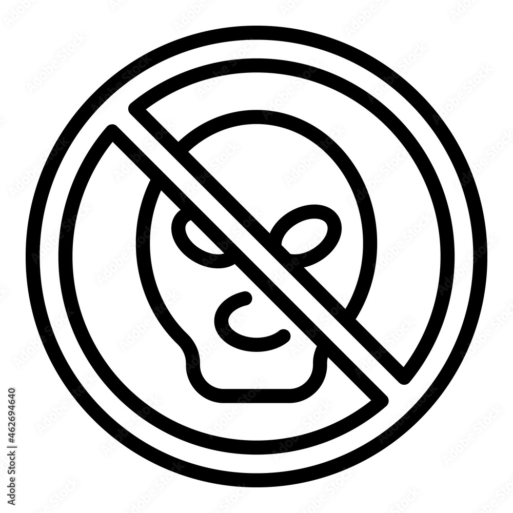 Fraud alarm icon outline vector. Stop secure. Cyber key Fraud alarm icon outline vector. Stop secure. Cyber key