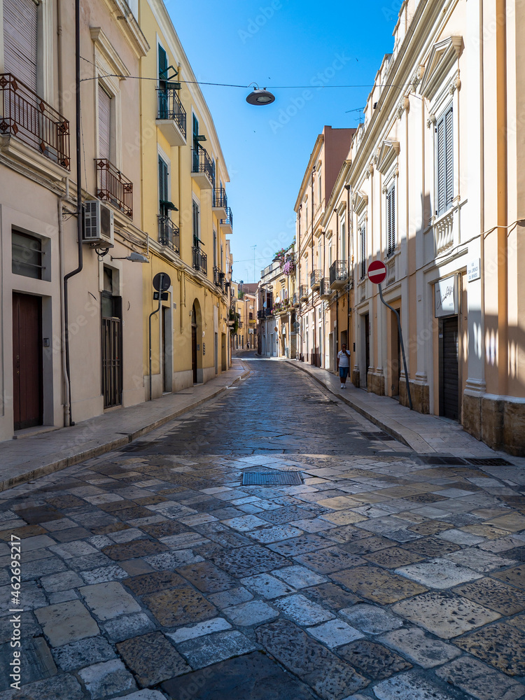 Narrow alley at the old town of Brindisi, Italy Narrow alley at the old town of Brindisi, Italy