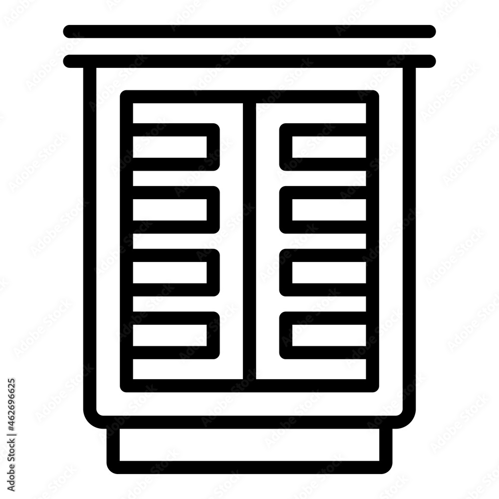 Multistory construction icon outline vector. City block. House building Multistory construction icon outline vector. City block. House building