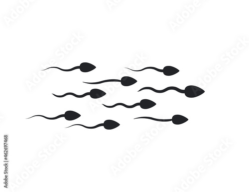 Male, reproductive, sperm icon. Vector illustration. flat design.