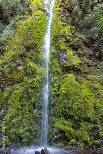Dog Stream Waterfall near Hanmer Springs, New Zealand photo
