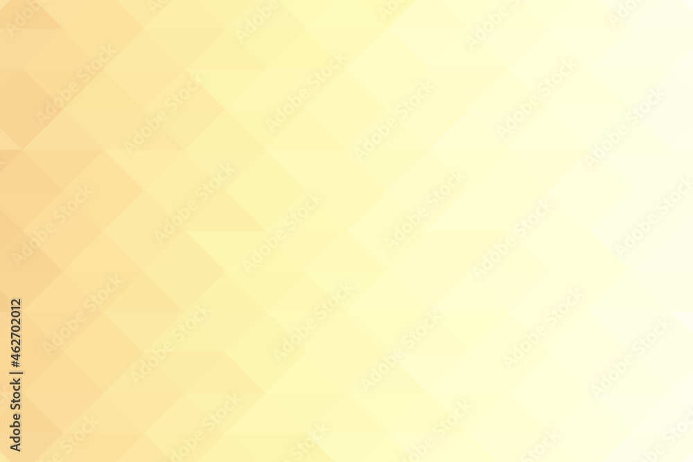 Fototapeta premium Abstract beige low-polygons generative background, illustration. Triangular pixelation.