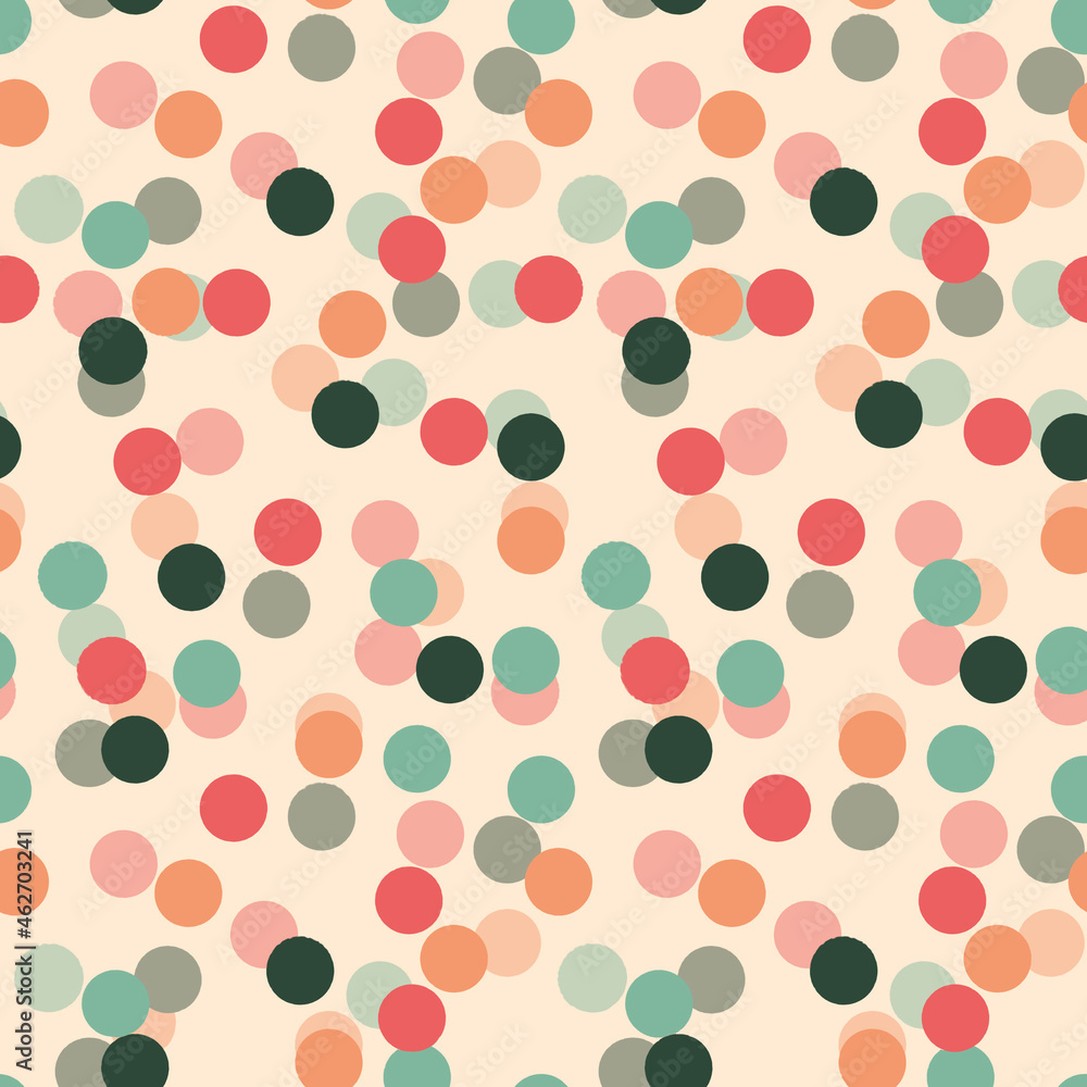 Retro Confetti Seamless Pattern for party, anniversary, birthday. Design for banner, poster, card, invitation and scrapbook Retro Confetti Seamless Pattern for party, anniversary, birthday. Design for banner, poster, card, invitation and scrapbook