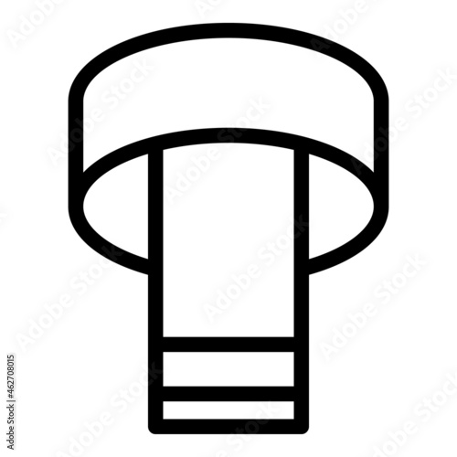 Care mri icon outline vector. Magnetic resonance. Medical scanner