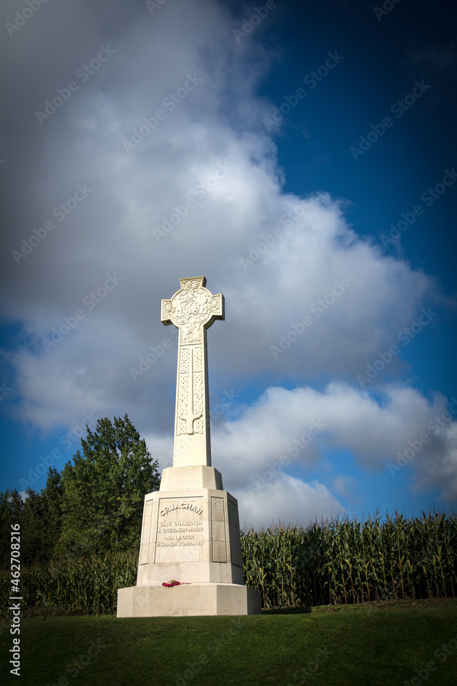 Fototapeta premium A WW1 war memorial in The Somme France