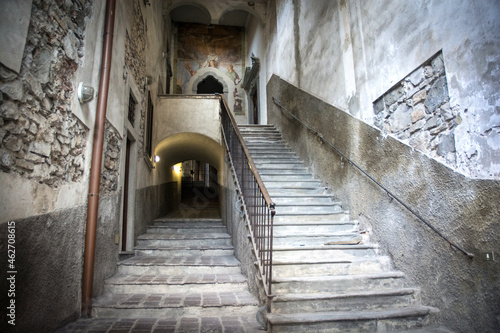 A old Italian Stairway in Italy © The Whyte Stock