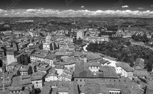 Aerial cityscape of Siena, Tuscany - Italy © jovannig