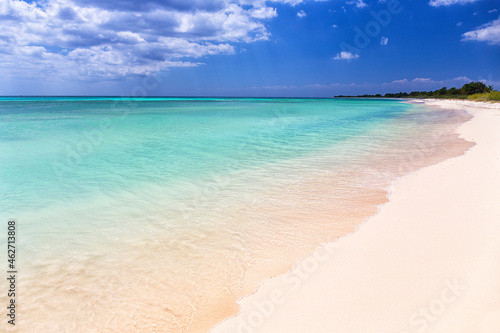 Scenic view of beach against sky at Punta Sur, Cozumel, Mexico photo
