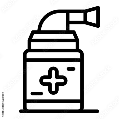 Respiratory equipment icon outline vector. Medical mask. Hospital oxygen