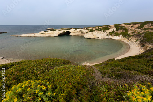 Italy, Sardinia, S'Archittu, rock arch at the coast photo