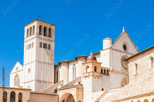 Italy, Umbria, Assisi, Basilica of Saint Francis of Assisi photo