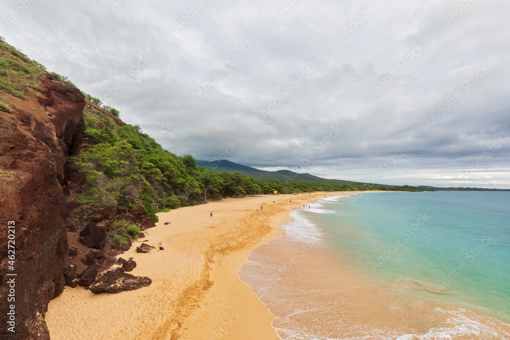 Big Beach, Makena Beach State Park, Maui, Hawaii, USA Big Beach, Makena Beach State Park, Maui, Hawaii, USA