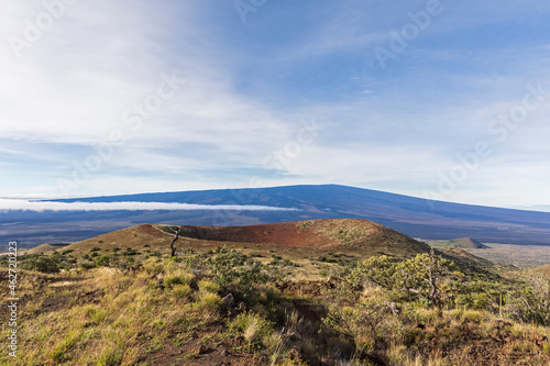 USA, Hawaii, Mauna Loa volcano, volcanic cone