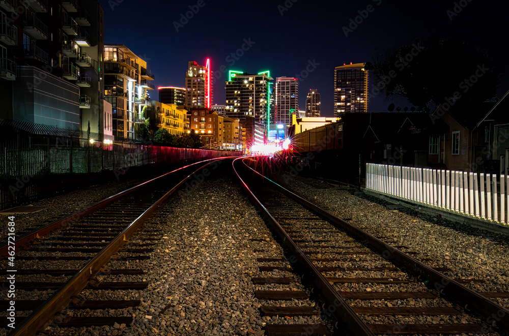 Fototapeta premium station at night