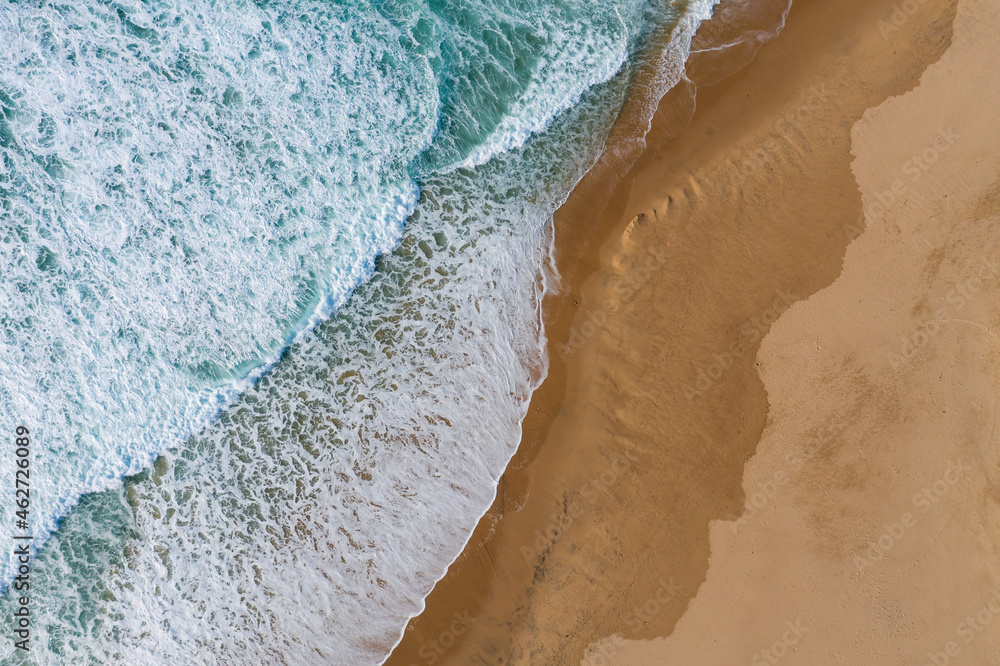 Portugal, Algarve, Drone view of Praia do Amado beach Portugal, Algarve, Drone view of Praia do Amado beach