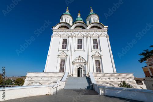 Russia, Astrakhan, Facade of Assumption Cathedral photo