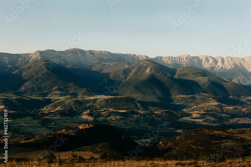 Beautiful mountain range photo