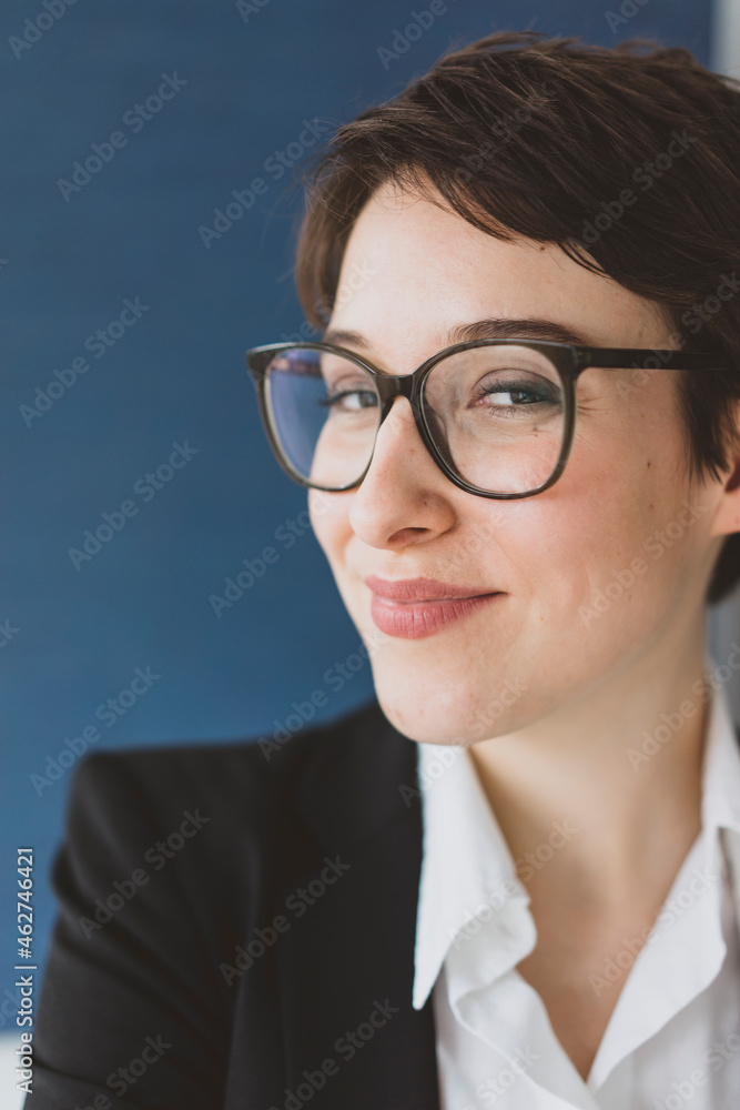 Portait of smiling young businesswoman Portait of smiling young businesswoman