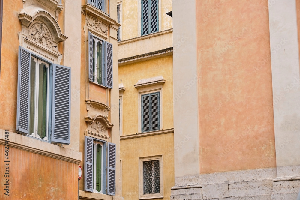 House corners, Rome, Italy House corners, Rome, Italy